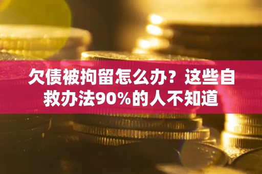 北京欠债被拘留怎么办？这些自救办法90%的人不知道